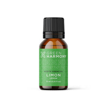 Cargar imagen en el visor de la galería, Aceite esencial de limón puro 15ml Green Harmony Ecuador