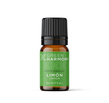 Cargar imagen en el visor de la galería, Aceite esencial de limón puro 5ml Green Harmony Ecuador